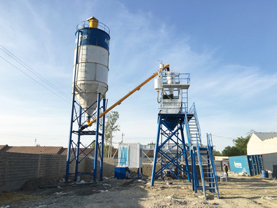 Compact Concrete Batching Plant