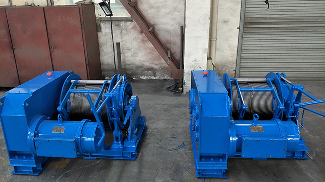 electric wire rope marine winch