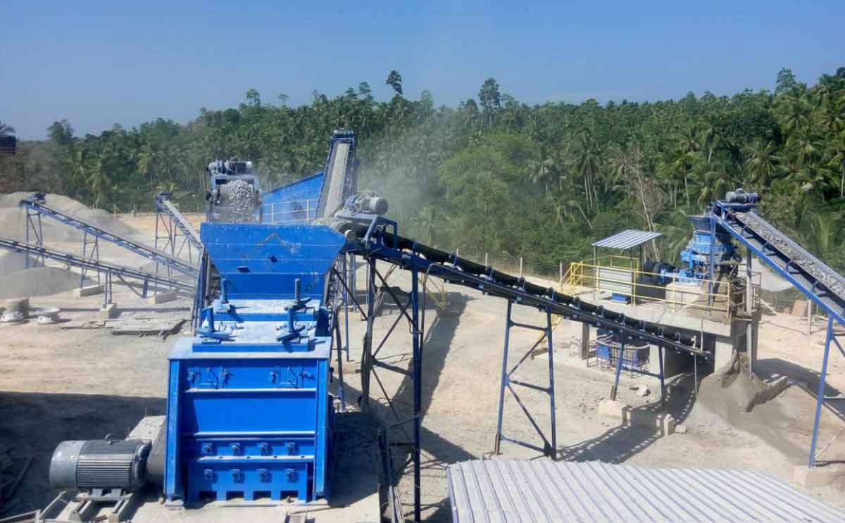 100 ton quarry crusher plant in the Philippines