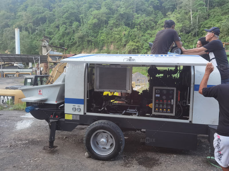 Bomba de Concreto Estacionaria en Venta