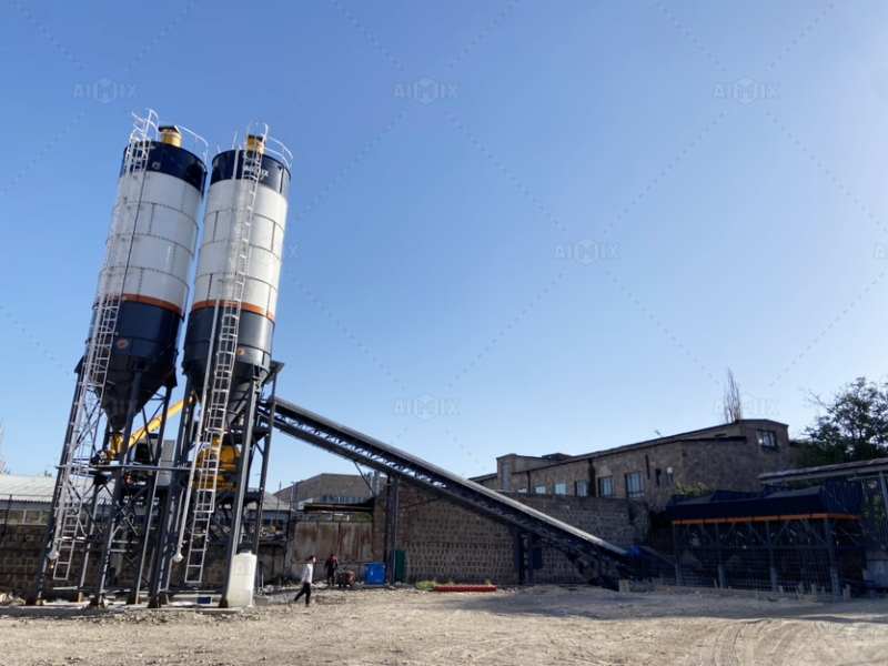 types of concrete mixing plants