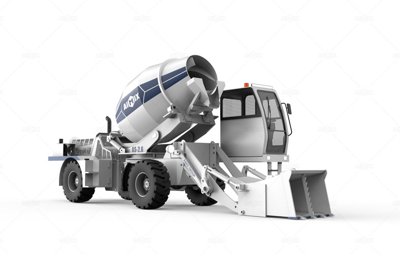 AS 2.6 Self Loading Concrete Mixer Truck