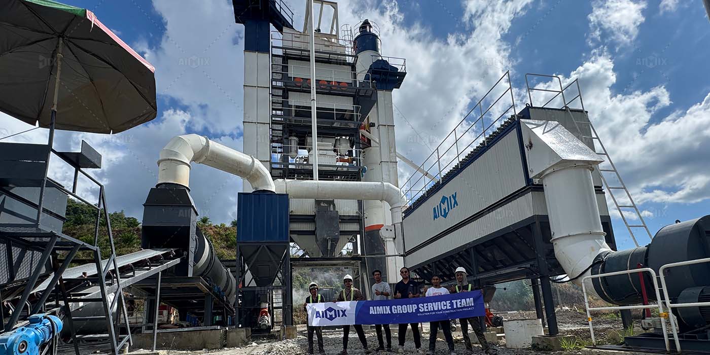 120tph asphalt batch plant win cooperation with Malaysian Contractors