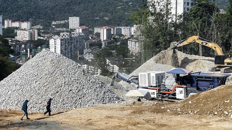 Track Mounted Mobile Aggregate Crusher Plant
