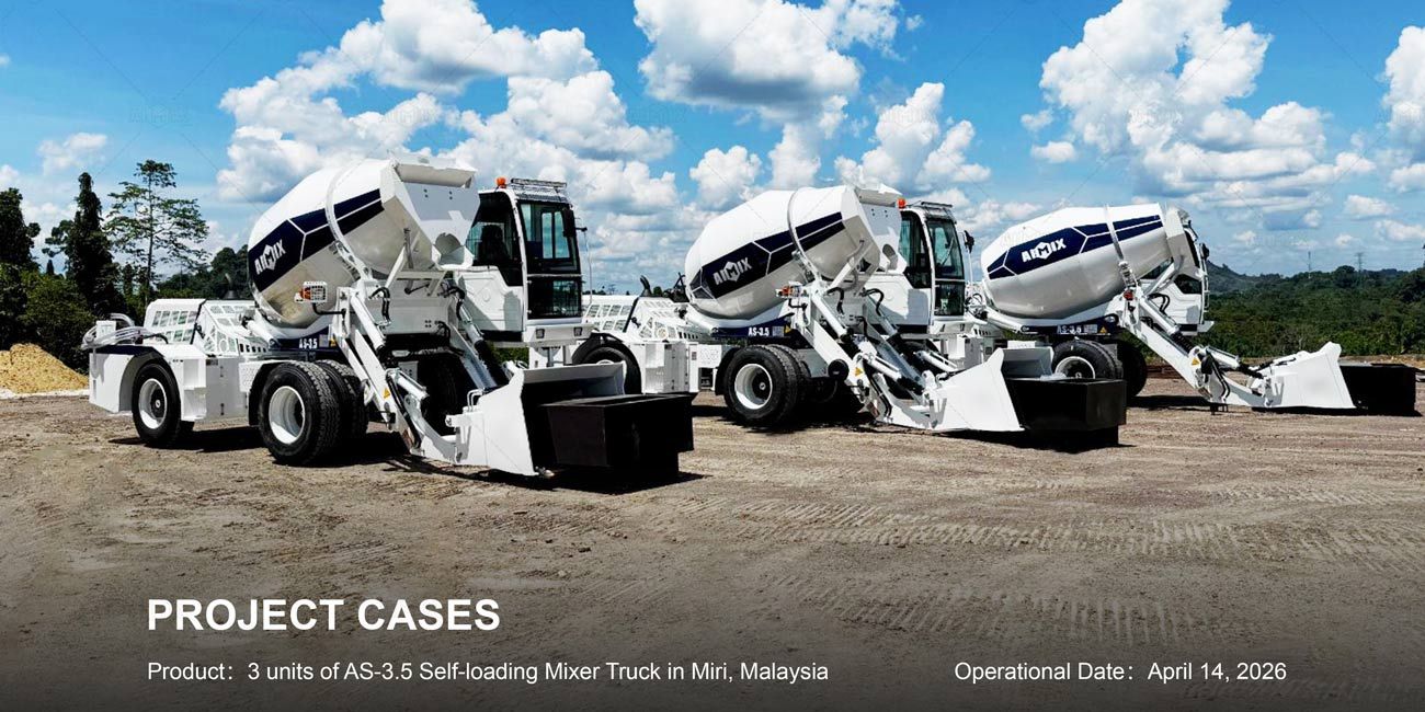 self loading concrete mixer in Malaysia (2)