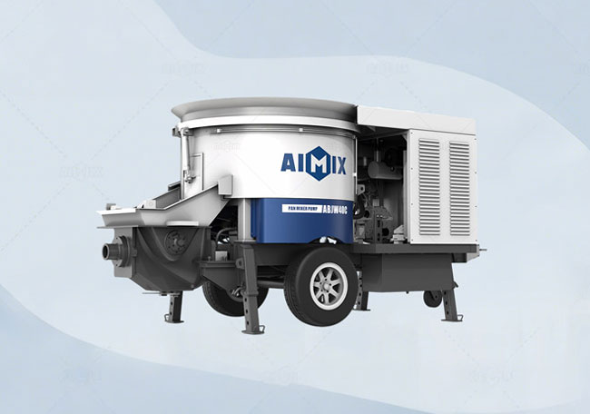Concrete Pump with Planetary Mixer