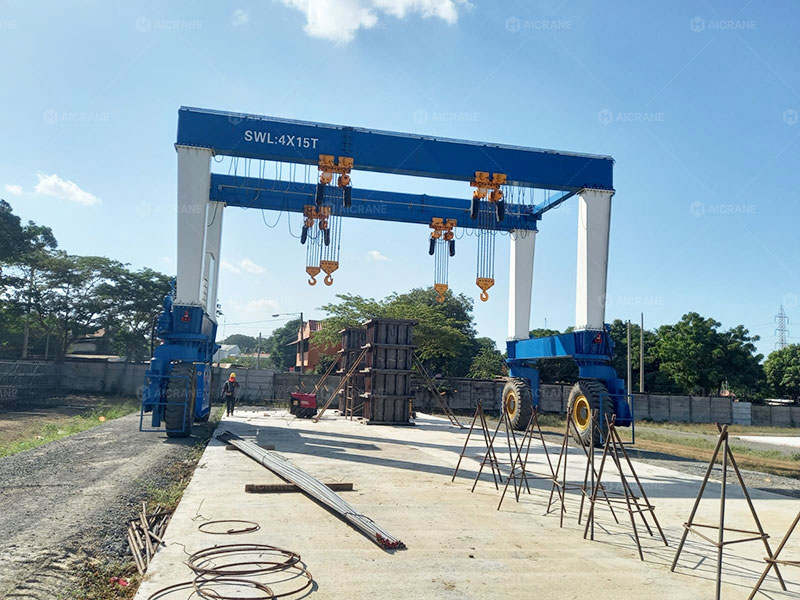 60 ton rubber tyred gantry crane